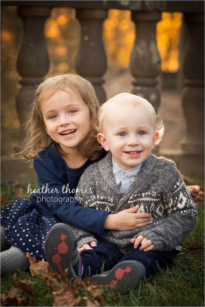 The M Family Outside // Family Photography Bucks County