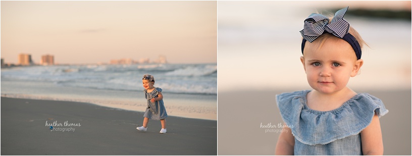 A Margate NJ Beach Photography Session first birthday portraits at the beach