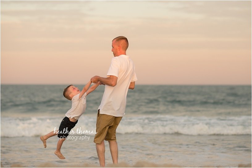 ocean-city-nj-beach-photographers-59.jpg dad and son on beach in sea isle nj