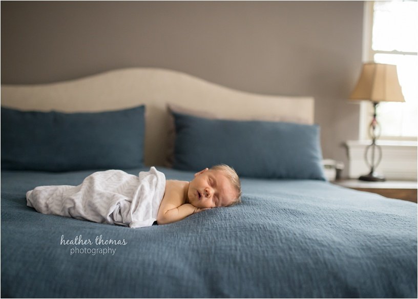 newborn photography bucks county pa-88.jpg newborn boy with his parents in their abington pa home posing for newborn portraits