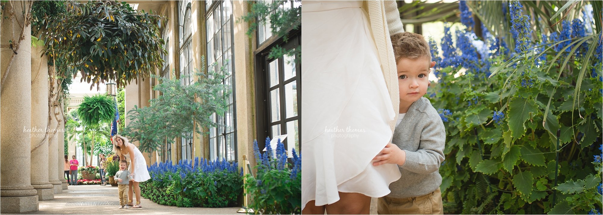 newtown pa family photographers-6.jpg family at longwood garden with heather thomas photography