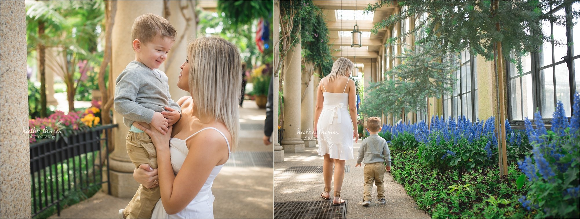 newtown pa family photographers-9.jpg family at longwood garden with heather thomas photography