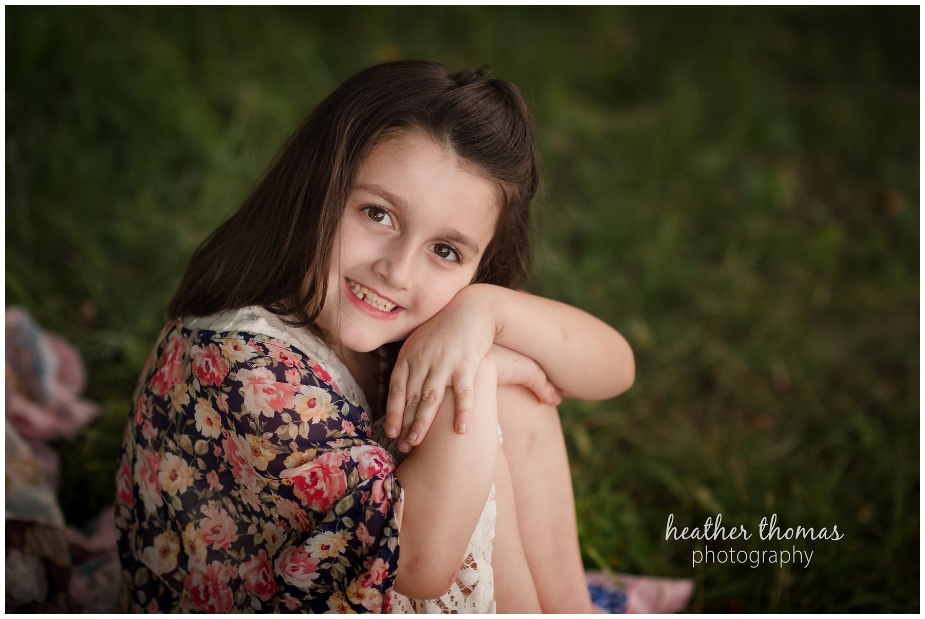 core creek family portrait-52.jpg a closeup picture of a 7 year old girl smiling in lower bucks county