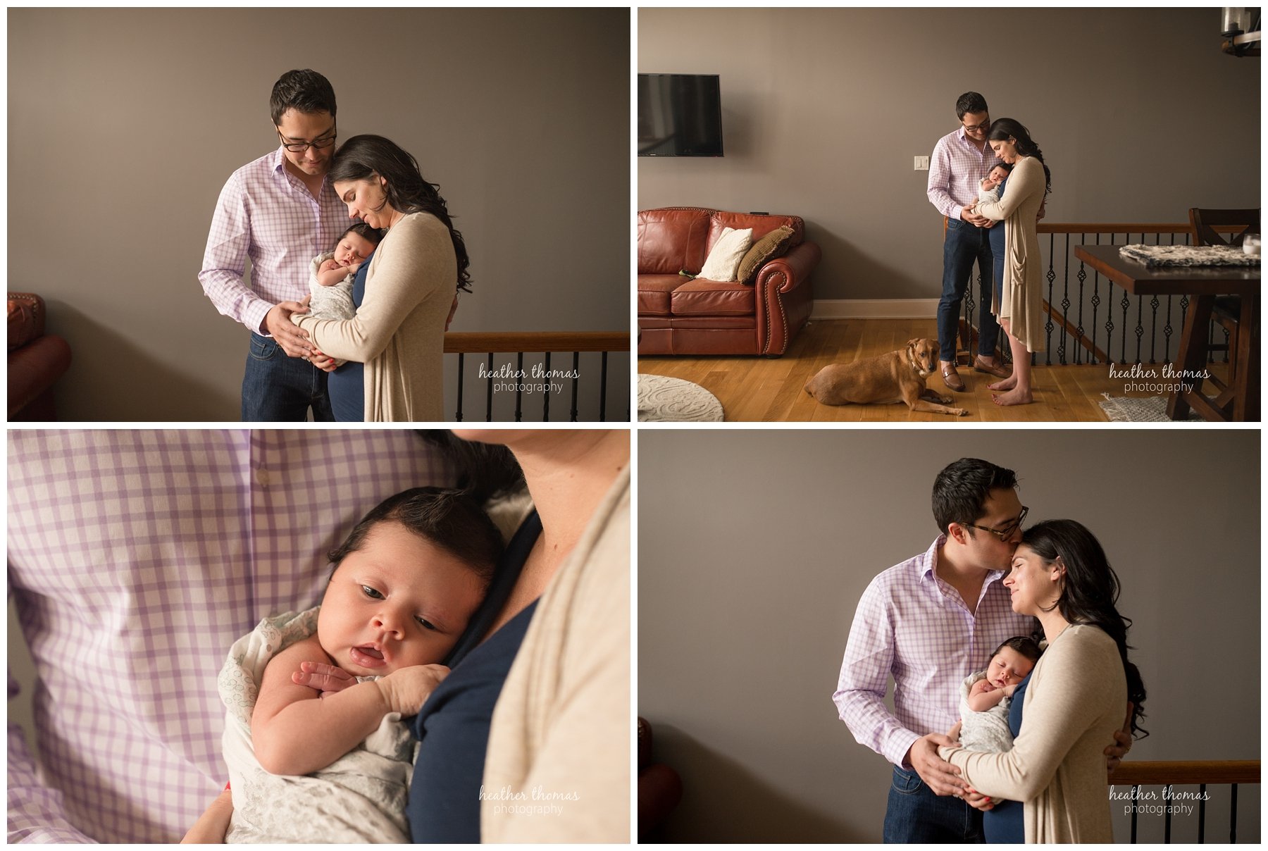 philadelphia lifestyle portraits-26.jpg photographs of a family of three in their home during their newborn photography session with heather thomas photography