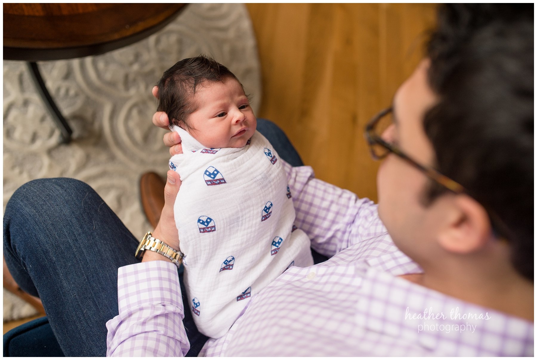 philadelphia lifestyle portraits-57.jpg photographs of a family of three in their home during their newborn photography session with heather thomas photography