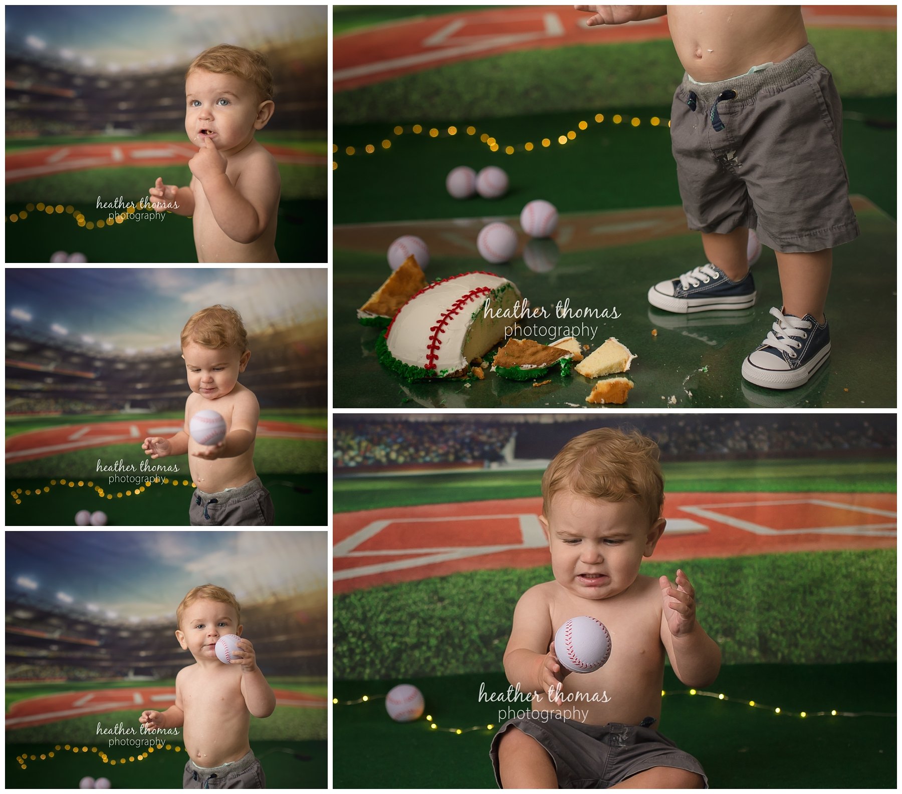 cake smash session in bucks county-41.jpg a one year old boy standing during a cake smash photo shoot in bucks county