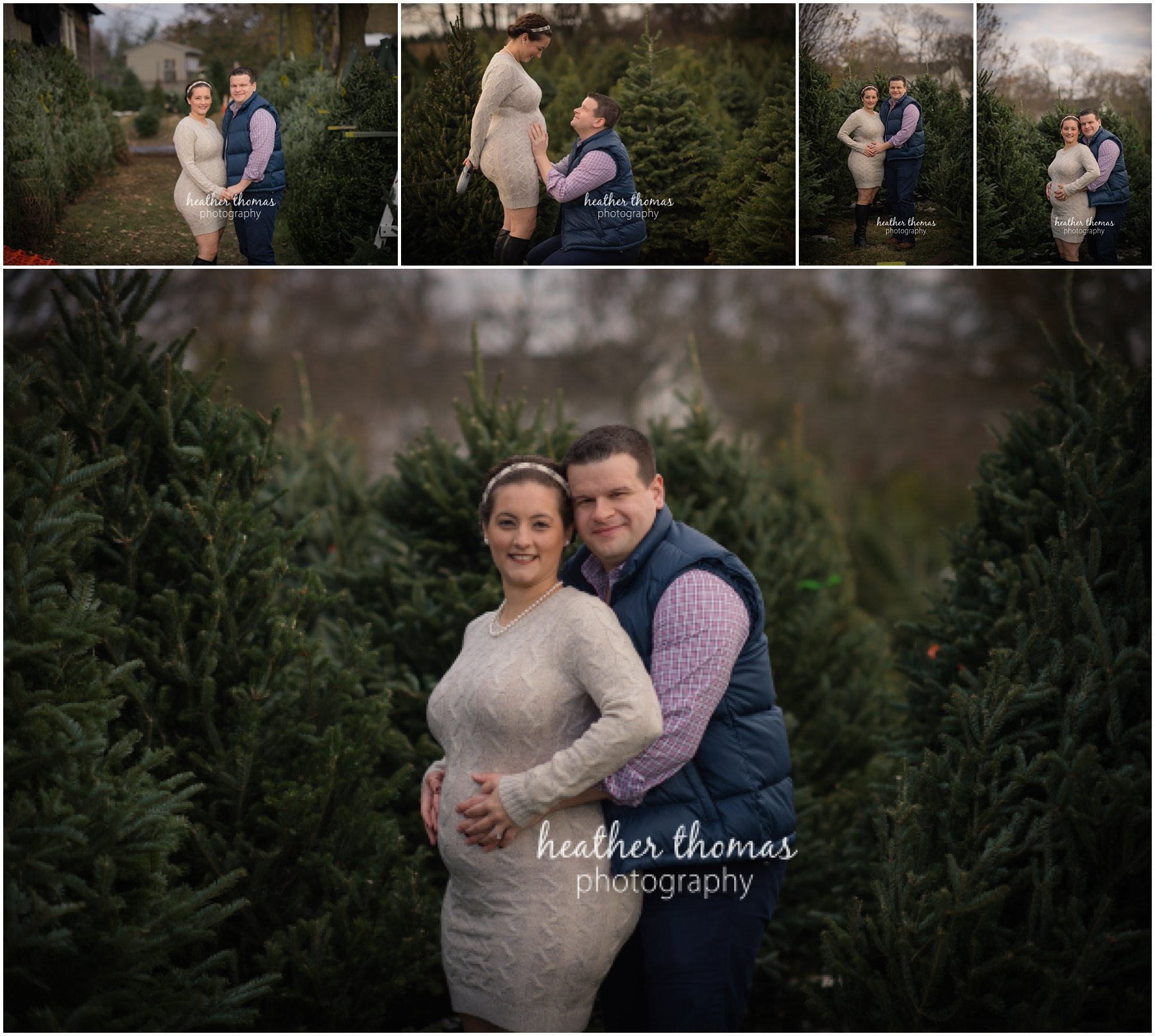christmas-tree-farm-bucks-county-53.jpg mother and father getting pregnancy photos done in bucks couny