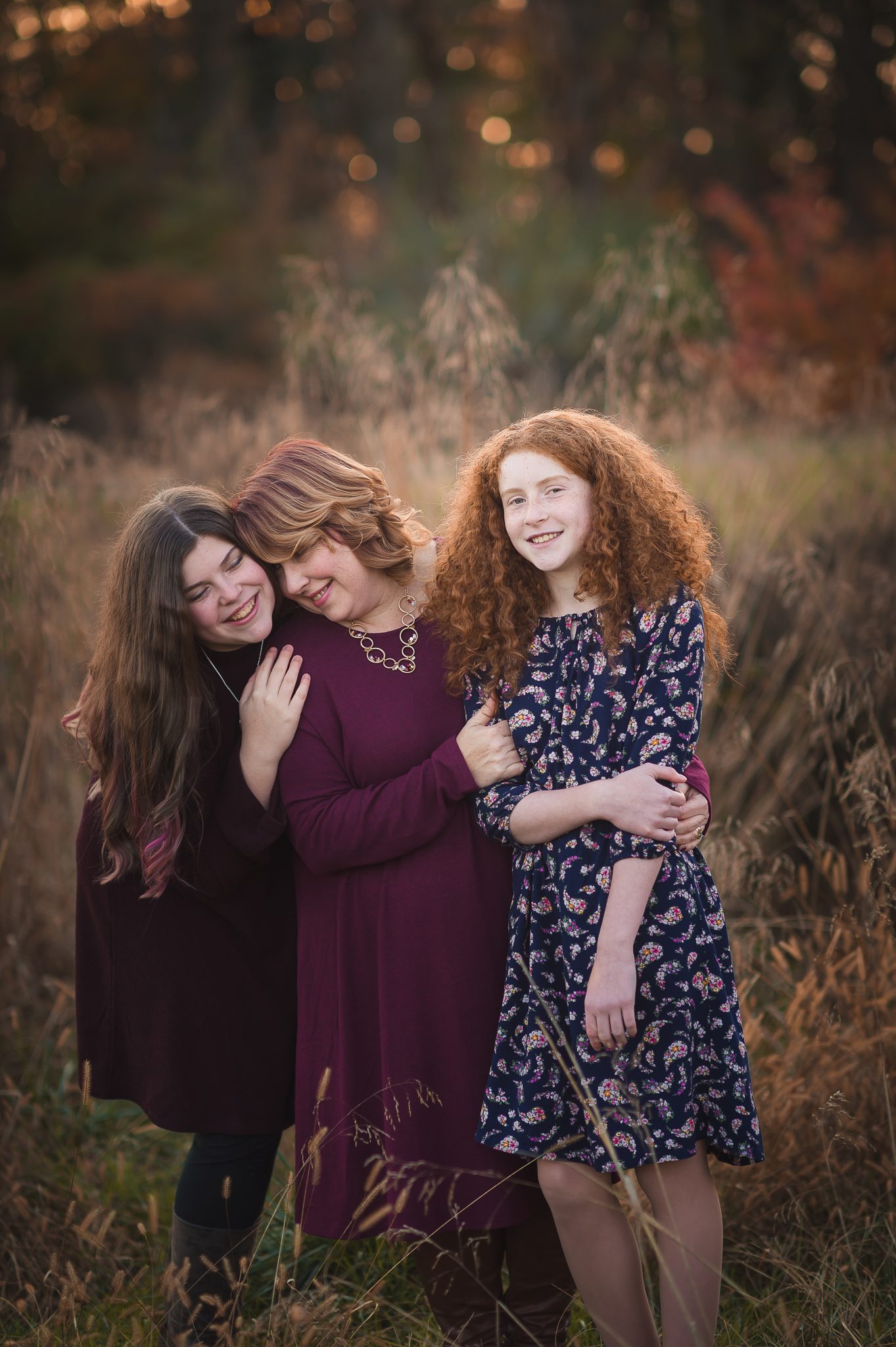 A Golden Fall Evening in Bucks County | Outdoor Family Photos