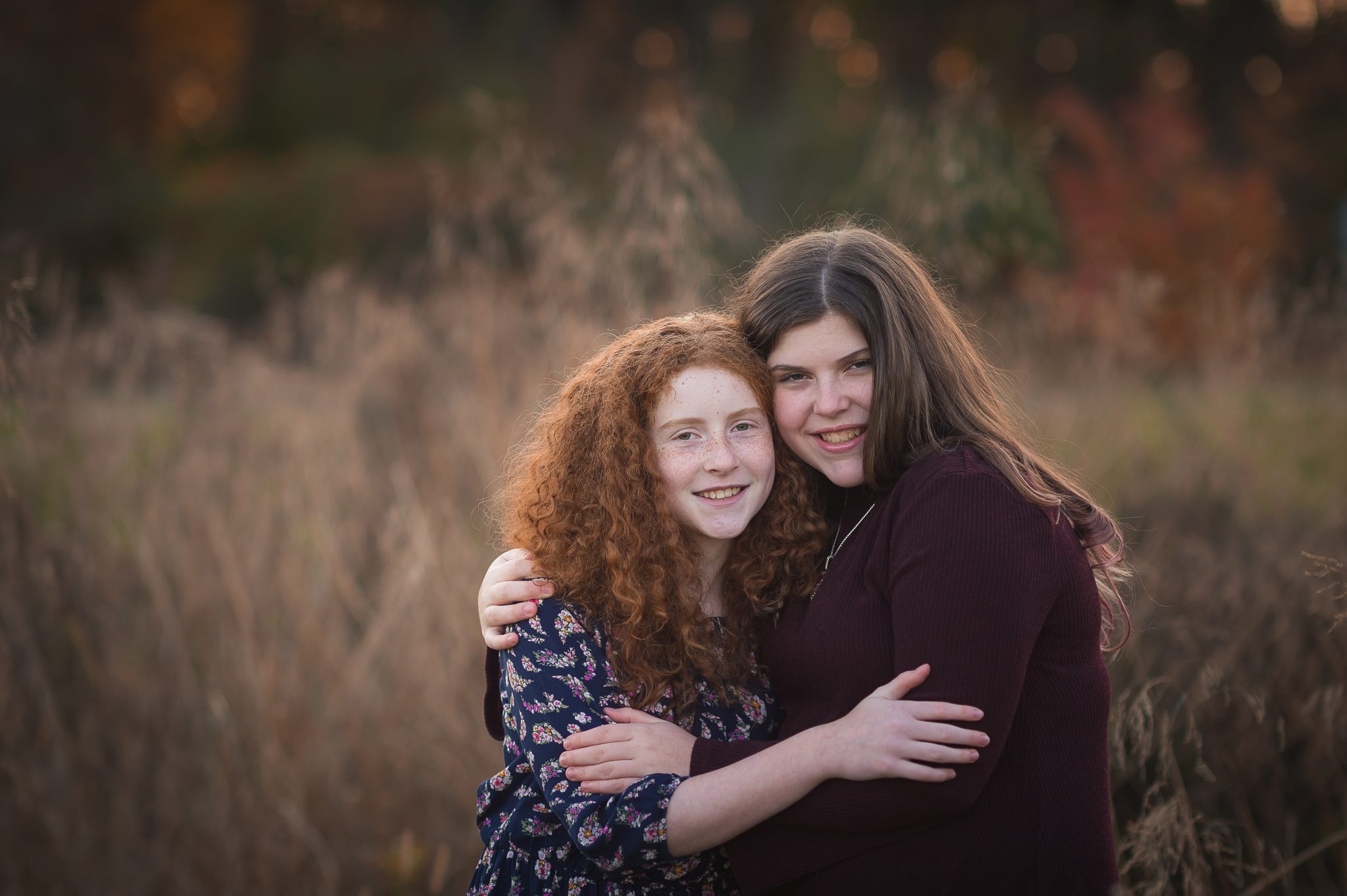 A Golden Fall Evening in Bucks County | Outdoor Family Photos
