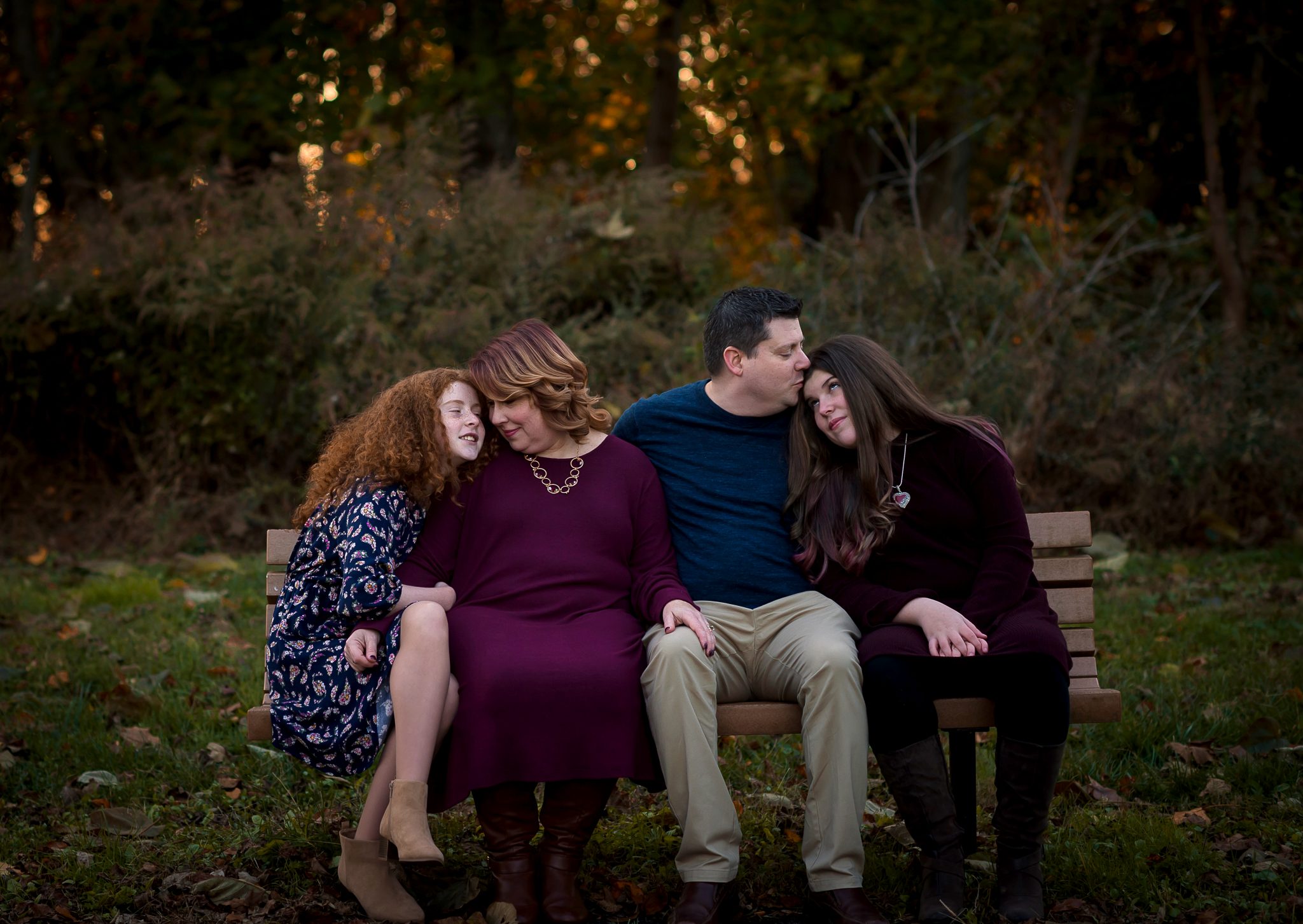 A Golden Fall Evening in Bucks County | Outdoor Family Photos
