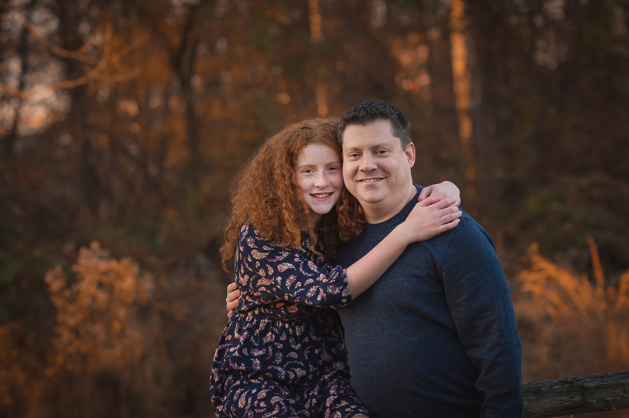 A Golden Fall Evening in Bucks County | Outdoor Family Photos