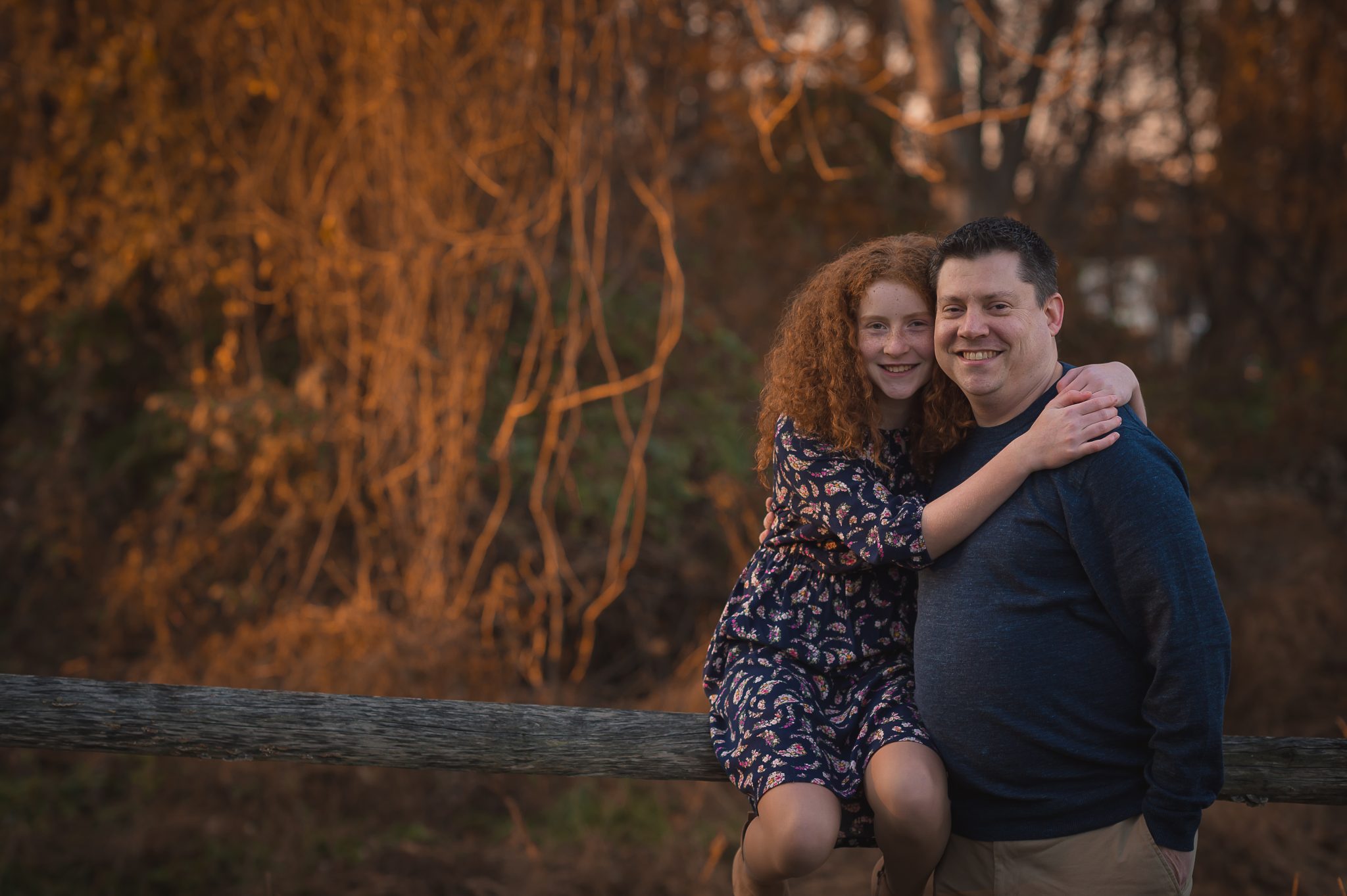 A Golden Fall Evening in Bucks County | Outdoor Family Photos