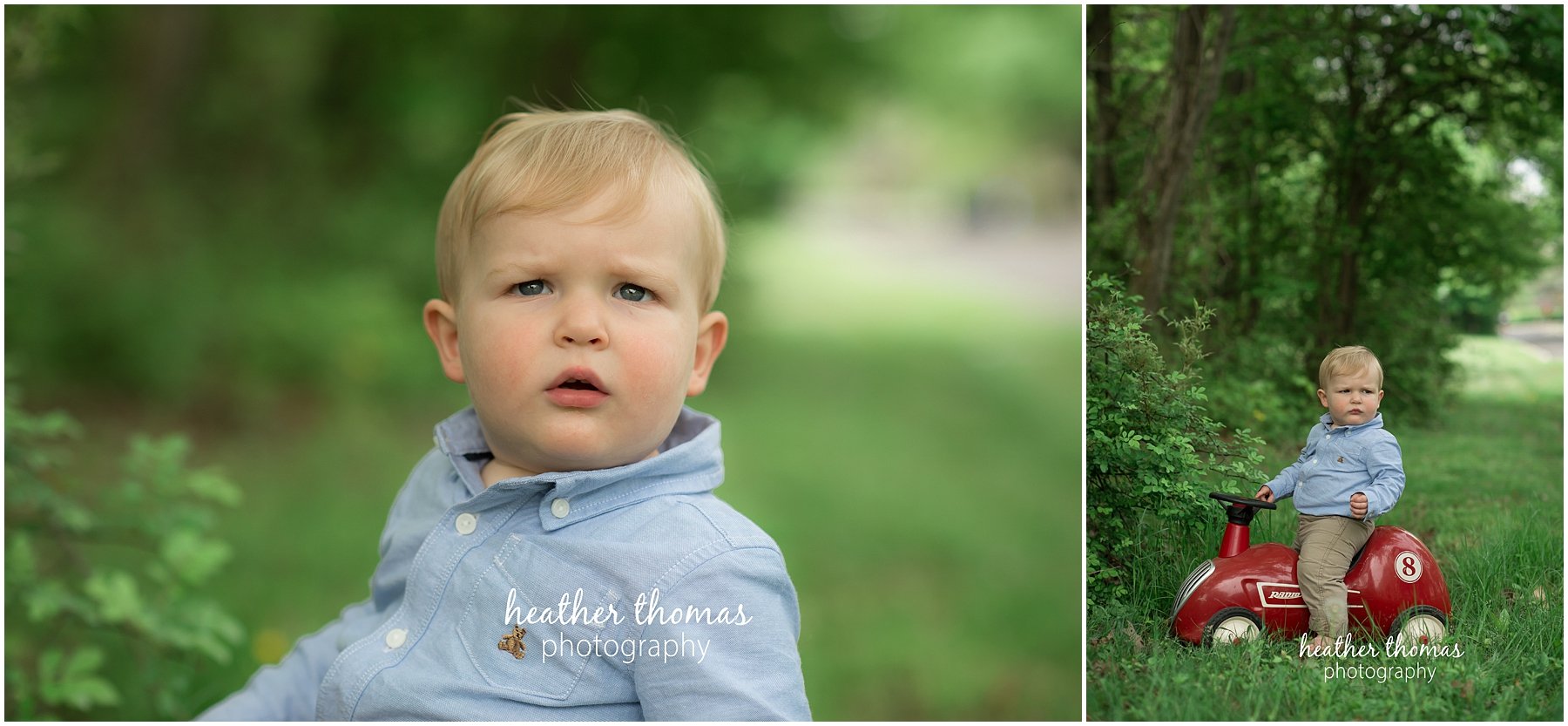 montgomery county family photographer-57.jpg an outdoor picture of a boy on on a radio flyer bike in lansdale pa