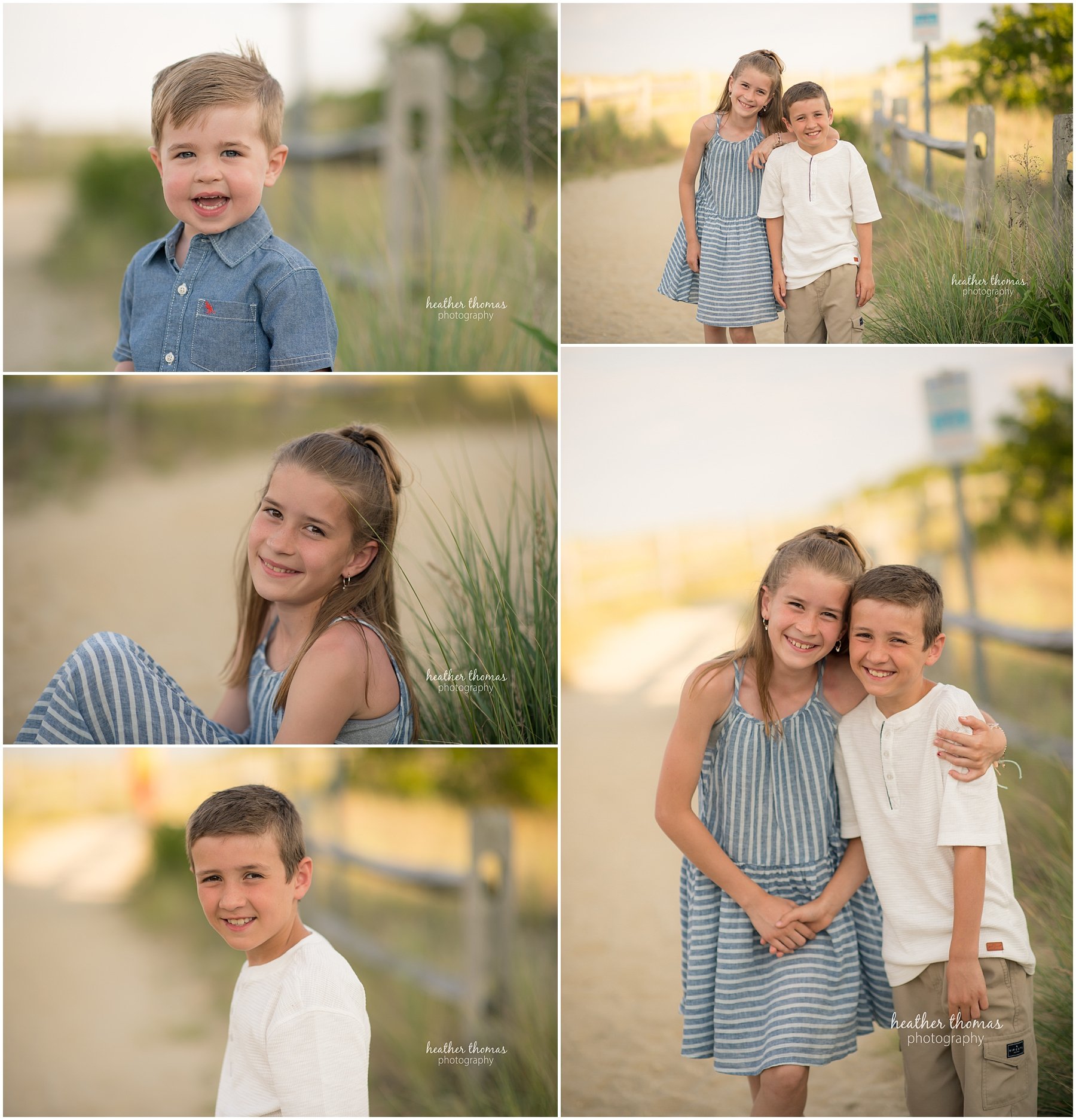 Ocean City, NJ Extended Family Photo Shoot sibling portraits on the beach