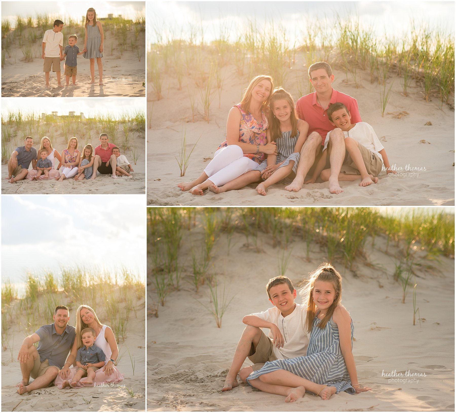 Ocean City, NJ Extended Family Photo Shoot family portraits on the beach in nj