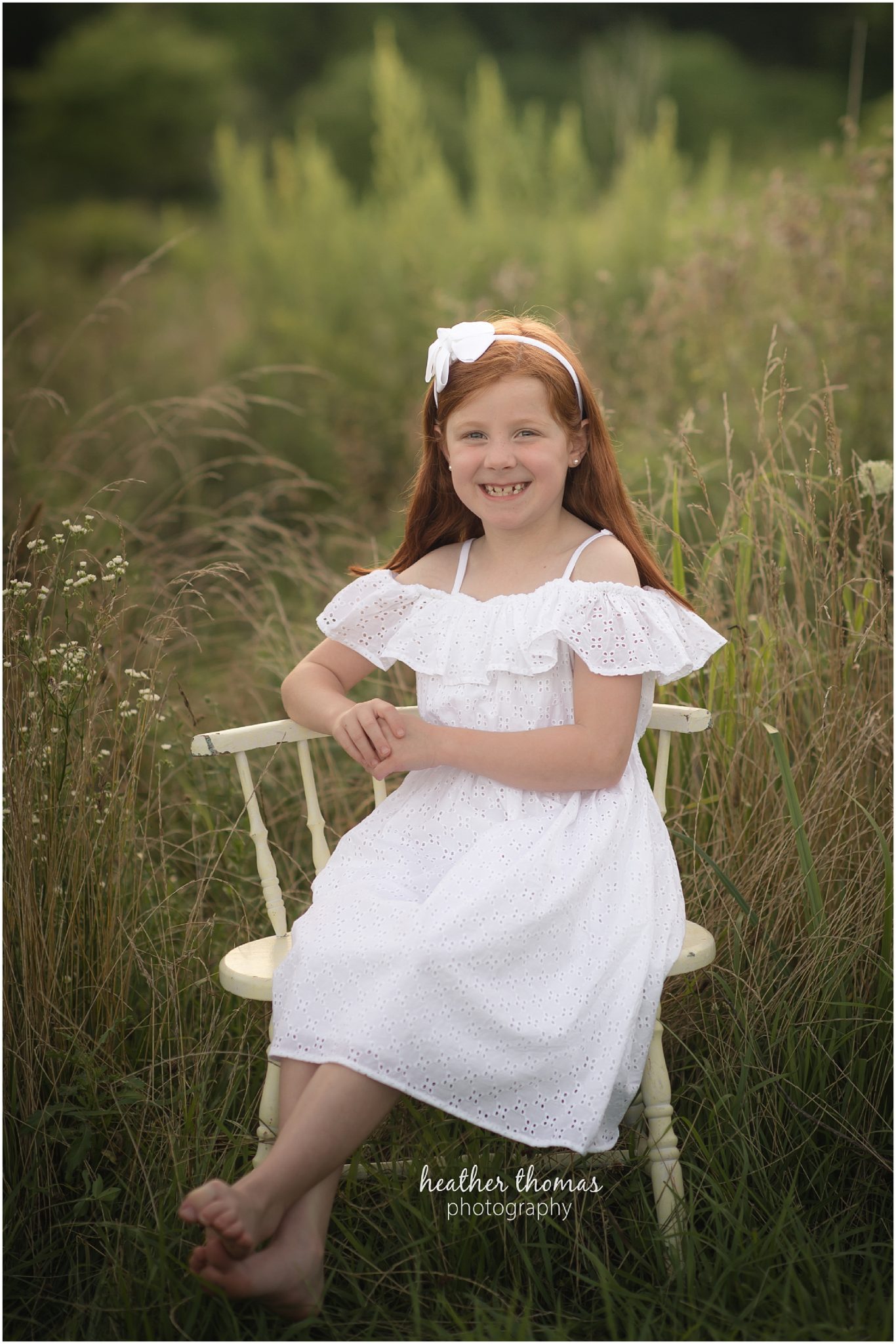philadelphia photography session-9.jpg smiling young girl sitting for portrait outside