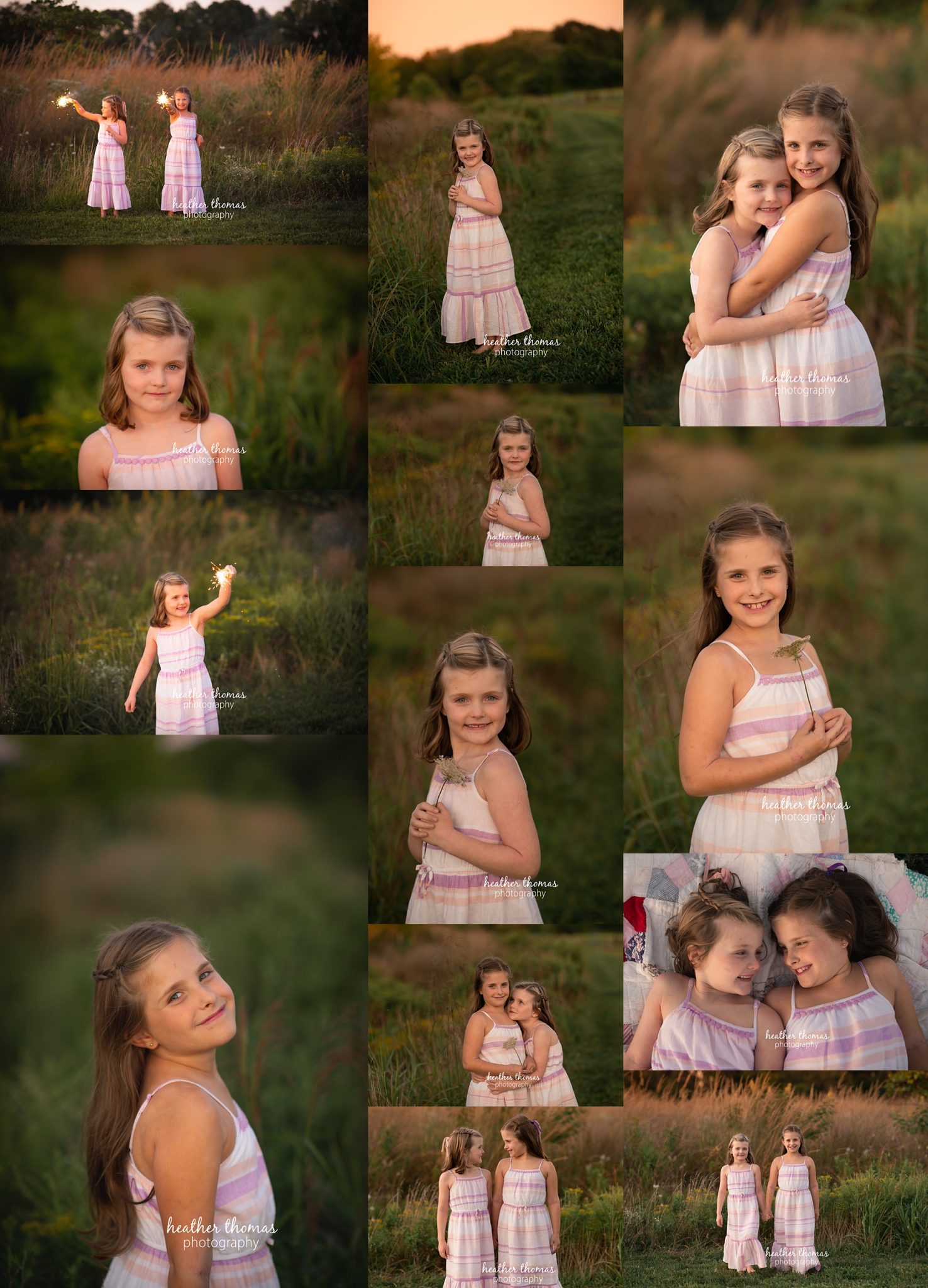 field family portraits in philadelphia professional pictures in a field in Philadelphia with heather thomas photography