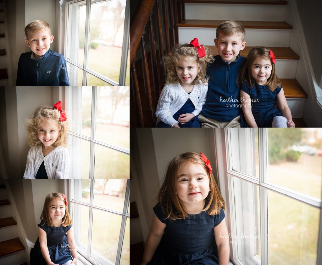 Cousin Christmas Portraits in Bucks County | Washington Crossing Photographer extended family portrait session