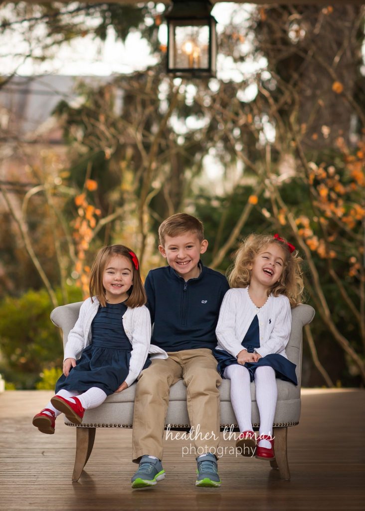Cousin Christmas Portraits in Bucks County | Washington Crossing Photographer cousins photo shoot in Bucks County, PA