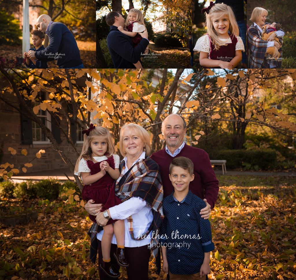 Extended Family Photo Shoot in Philadelphia, PA | Heather Thomas Photography portrait session with grandparents by heather thomas