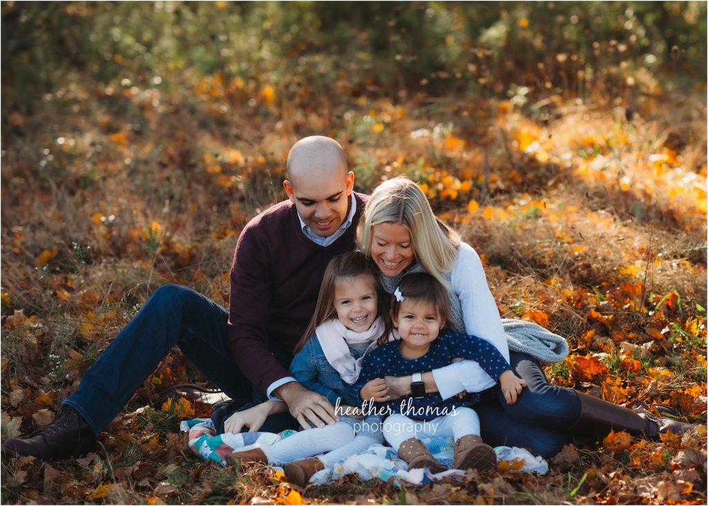 Making Memories at Home | Bucks County, PA Family Photographer family portrait outdoors