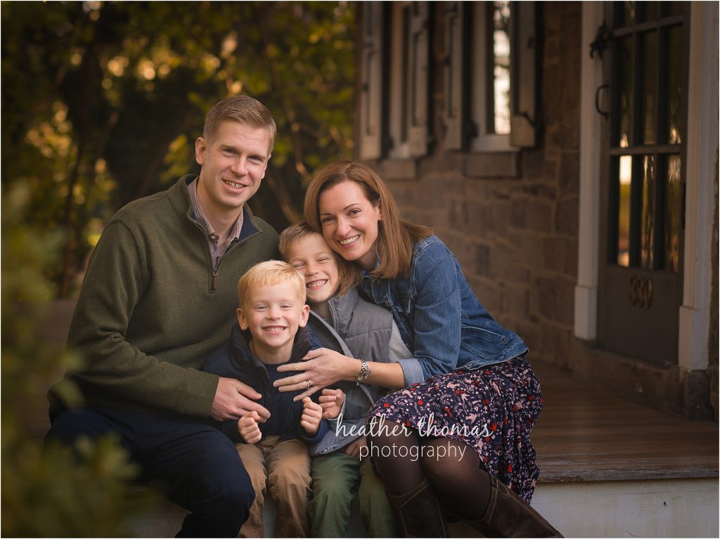 Saint Katherine Drexel Charity | Family Photos in Bucks County, PA family portrait in newtown