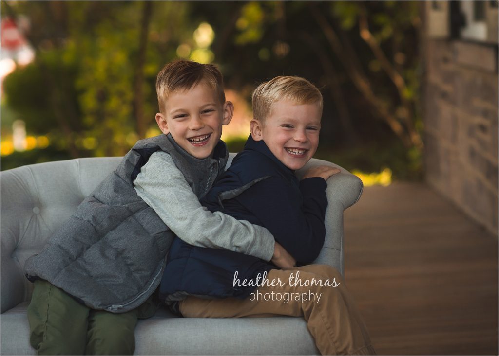 Saint Katherine Drexel Charity | Family Photos in Bucks County, PA brothers portrait bucks county