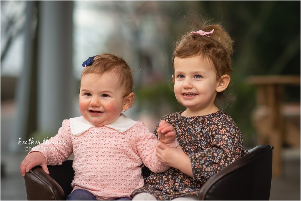 A January Outdoor Family Photo Shoot in Newtown, PA with Heather Thomas Photography