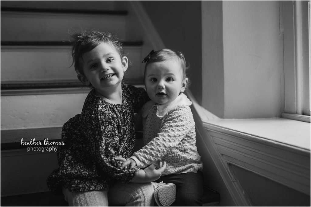 A January Outdoor Family Photo Shoot in Newtown, PA with Heather Thomas Photography