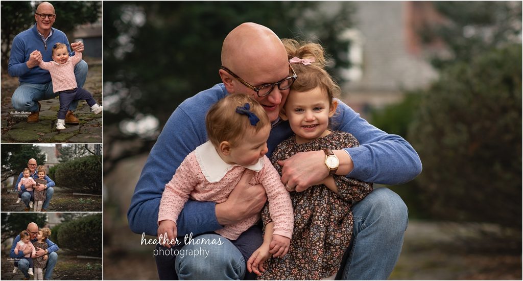 A January Outdoor Family Photo Shoot in Newtown, PA with Heather Thomas Photography