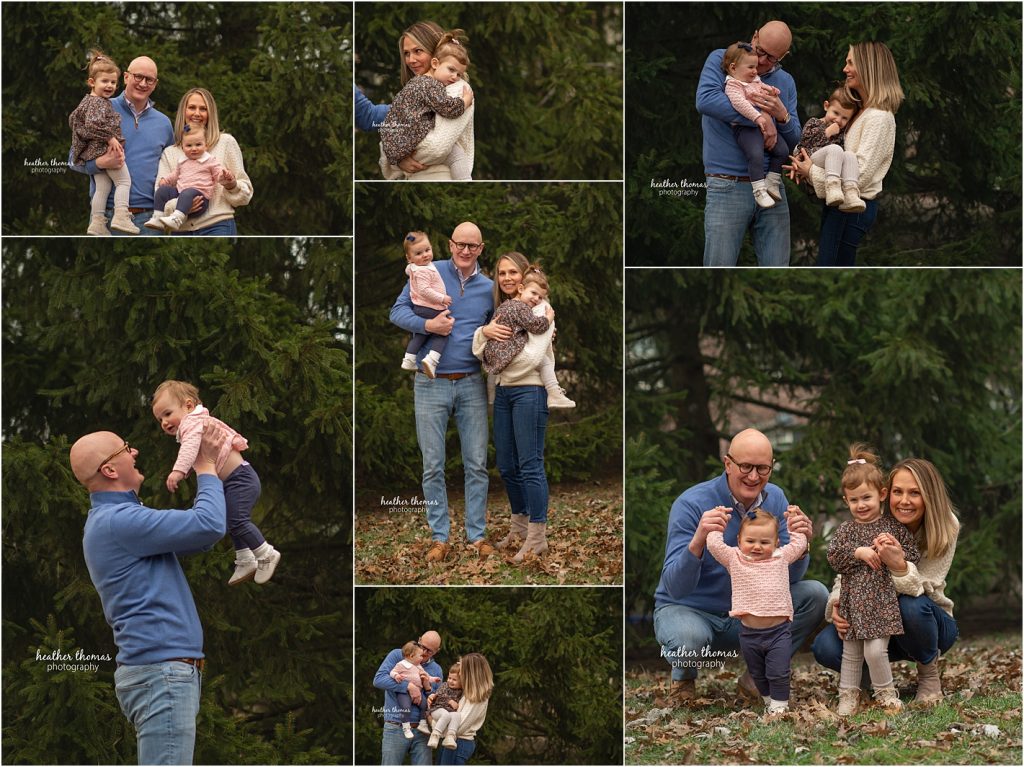 A January Outdoor Family Photo Shoot in Newtown, PA with Heather Thomas Photography