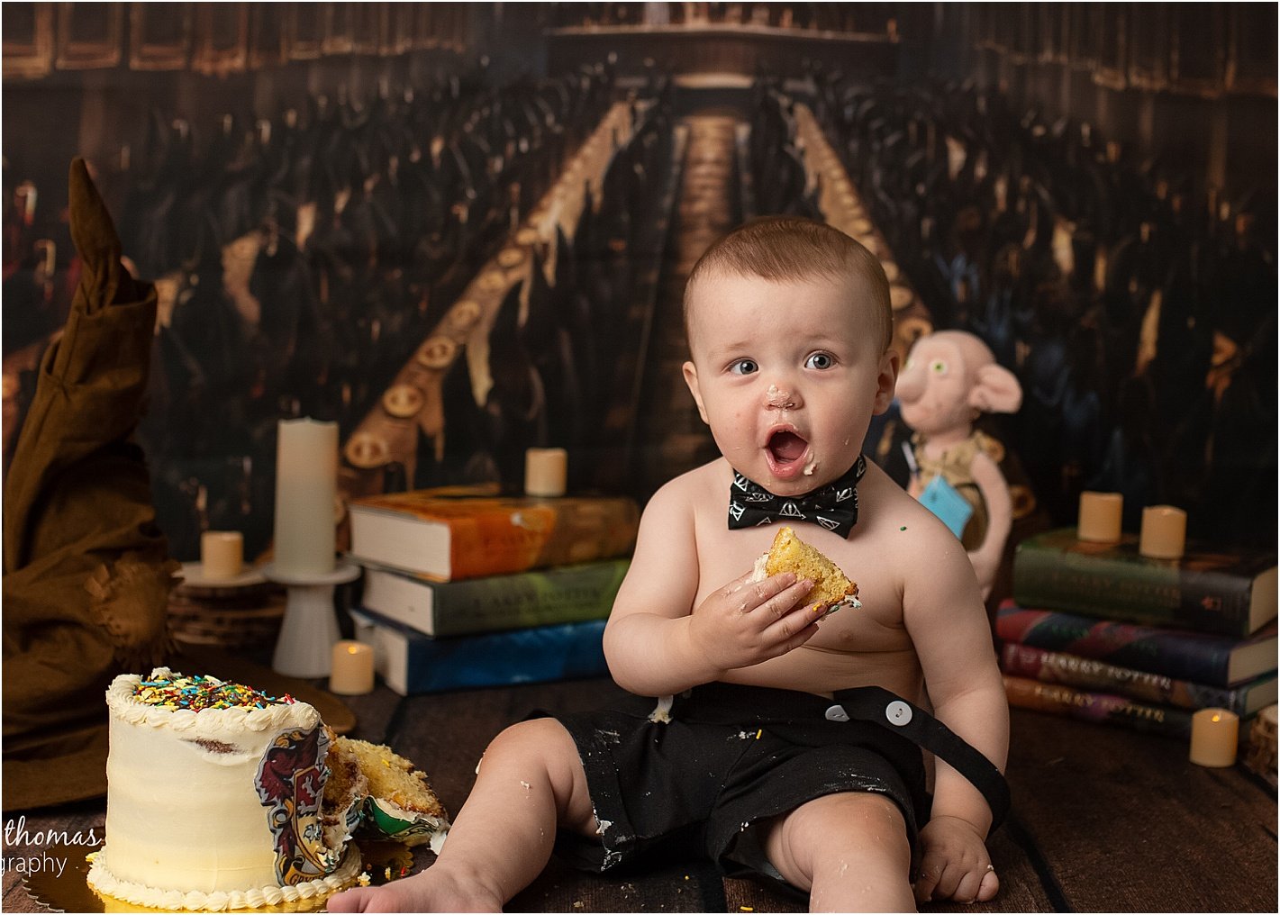 Cake Smash Photography in Philadelphia, PA a family of four at a photo shoot in philadelphia
