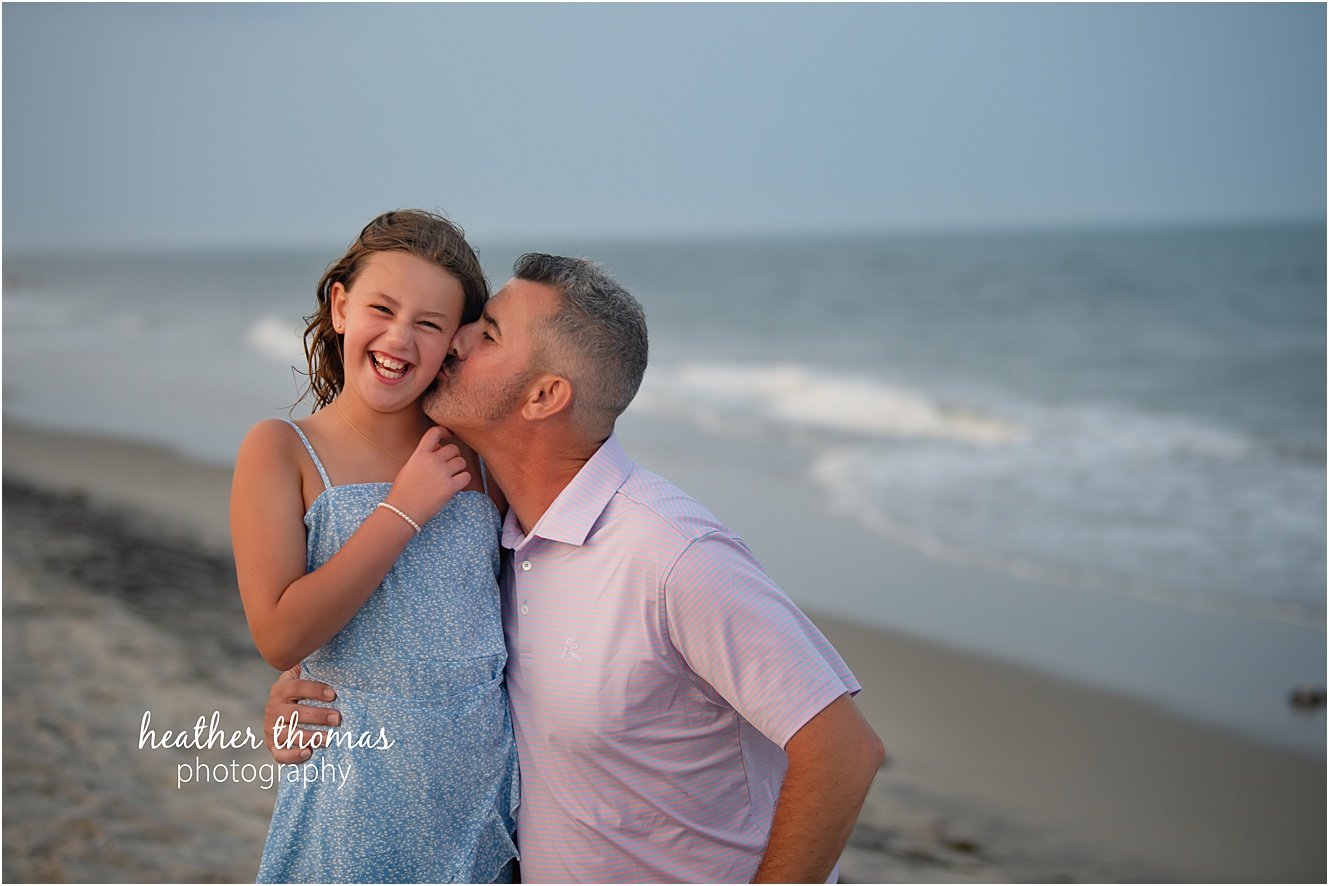 sea isle city family portraits-4.jpg a family of four at a beach photo shoot with Heather thomas photography