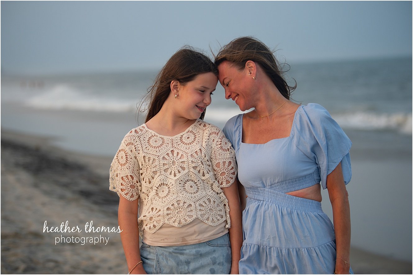 sea isle city family portraits-43.jpg a family of four at a beach photo shoot with Heather thomas photography