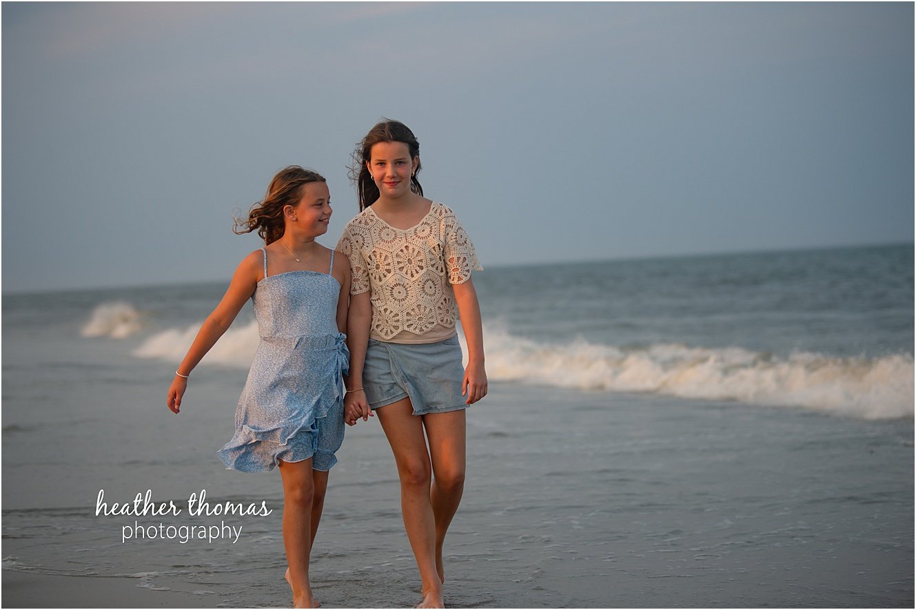 sea isle city family portraits-59.jpg a family of four at a beach photo shoot with Heather thomas photography