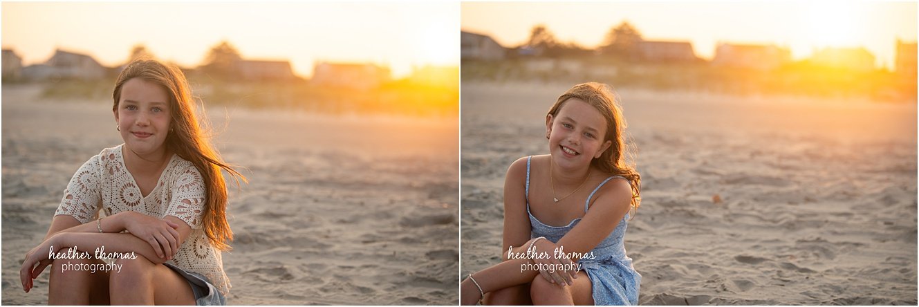sea isle city family portraits-61.jpg a family of four at a beach photo shoot with Heather thomas photography