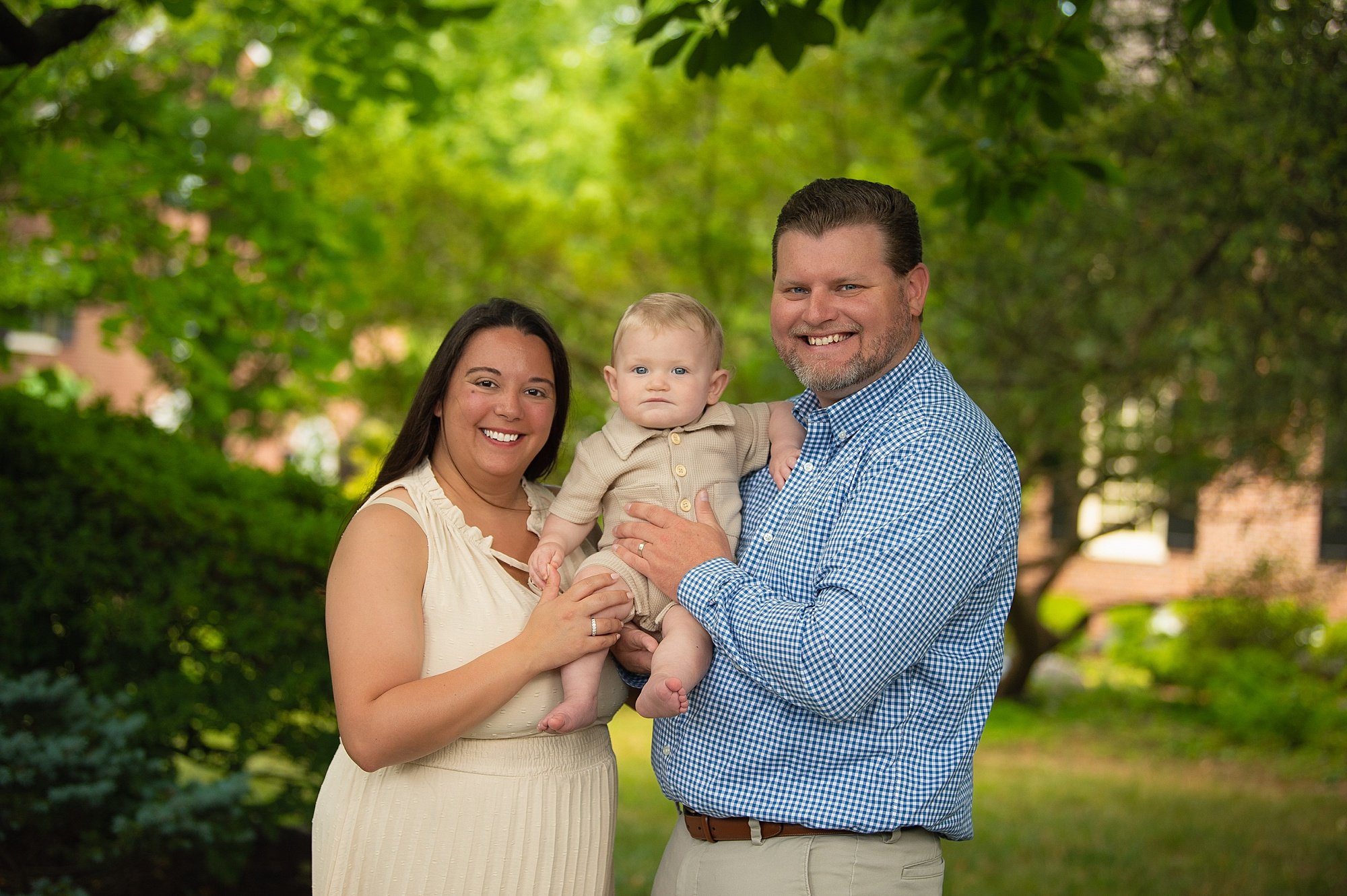 Swope - First Birthday-18.jpg an outdoor themed milestone birthday photoshoot with birthday photographer heather thomas photography