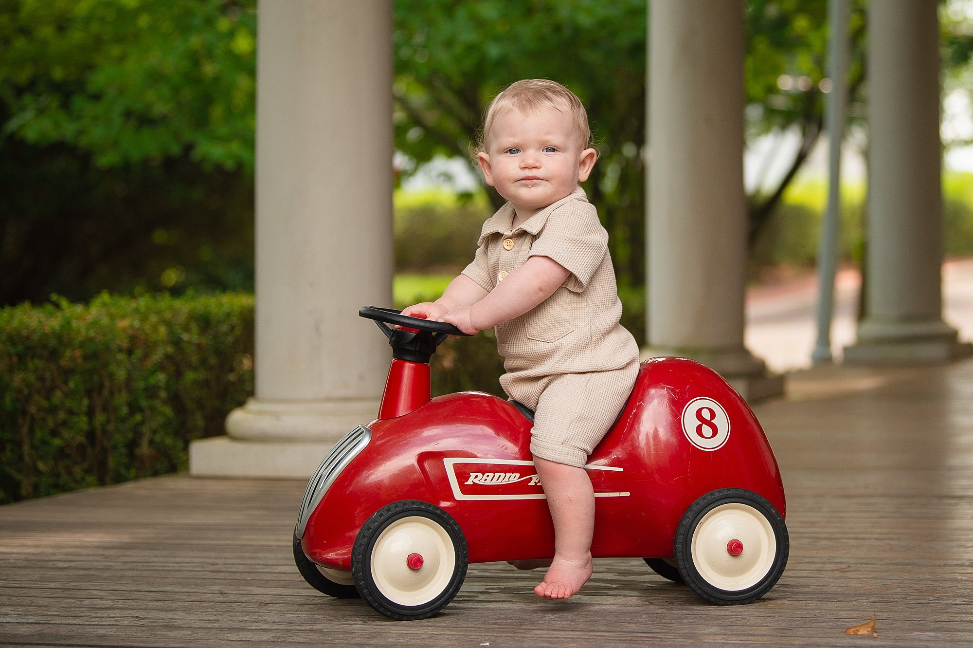 Swope - First Birthday-38.jpg an outdoor themed milestone birthday photoshoot with birthday photographer heather thomas photography