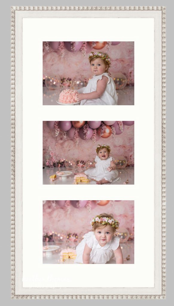 5 Things To#15 Ask Before Your Cake Smash Shoot | Bucks County Family Photographer baby enjoys studio after learning 5 Things To Ask Before Your Cake Smash Shoot